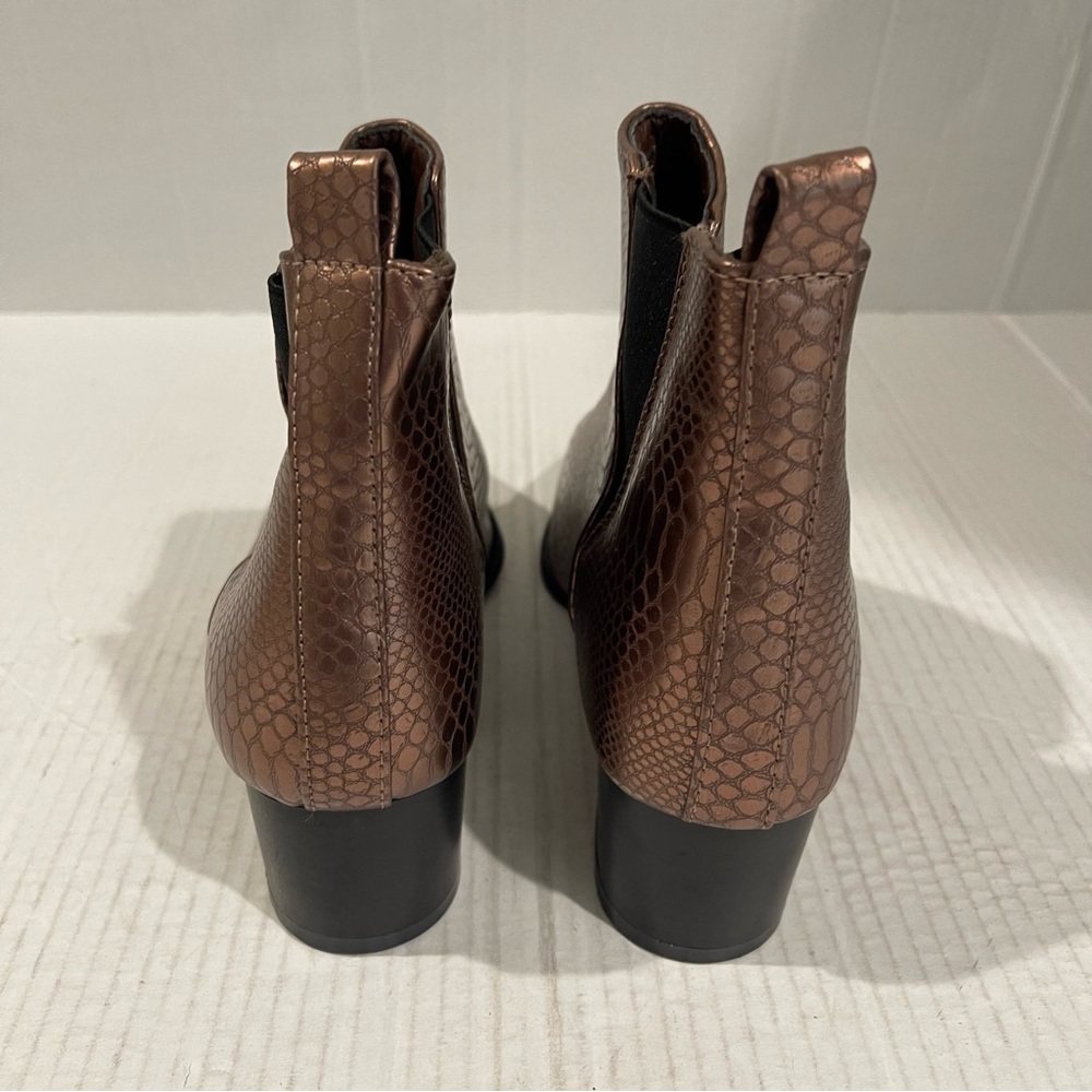 Women’s Seven7 Madison Python Pointed Brown Vegan… - image 5